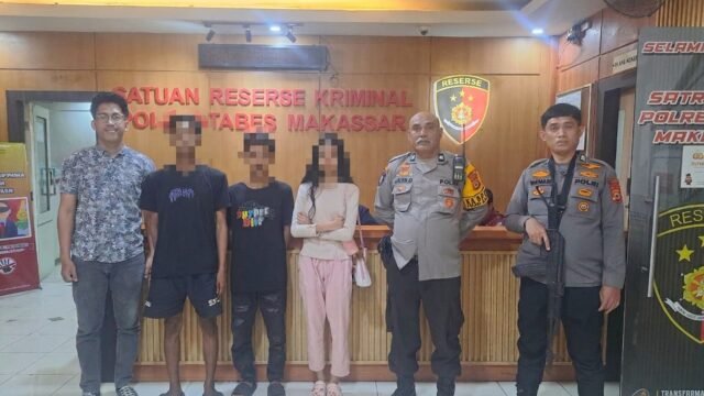 Polisi mengamankan anak perempuan berusia 14 tahun yang sebelumnya dilaporkan hilang dan diduga disekap. Anak tersebut ditemukan di sebuah rumah di kawasan Tamangapa, Kecamatan Manggala, Makassar.