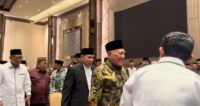 Gus Kikin hadir silaturahmi Pembumian Qanun Asasi untuk Nahdlatul Ulama di Hotel Claro Makassar, Jl AP Pettarani, Makassar, pada Jumat malam (14/8/2026).