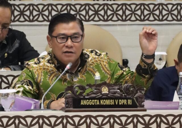 Kapoksi Komisi V DPR RI Fraksi Gerindra, Danang Wicaksana Sulistya.