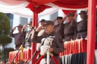 Kejaksaan Tinggi (Kejati) Sulawesi Selatan, gelar Upacara Peringatan Hari Lahir (Harlah) ke-81 Kejaksaan Republik Indonesia Tahun 2026 di halaman Kantor Kejati Sulsel, Rabu (2/9/2026).