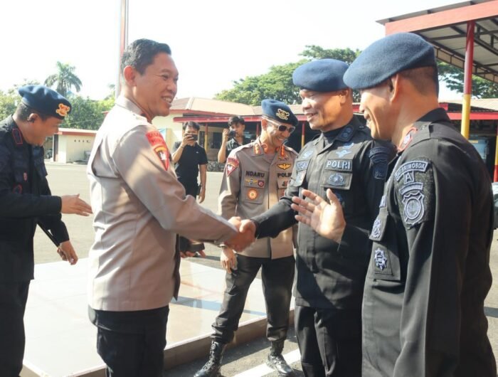 Komandan Pasukan Brimob II Korbrimob Polri, Brigjen Pol Heru Novianto, melakukan kunjungan kerja ke Markas Komando Satuan Brimob (Makosatbrimob) Polda Sulawesi Selatan, Jumat (4/9/2026).