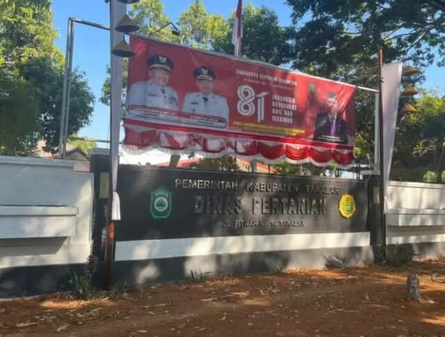 Kantor Dinas Pertanian Takalar.