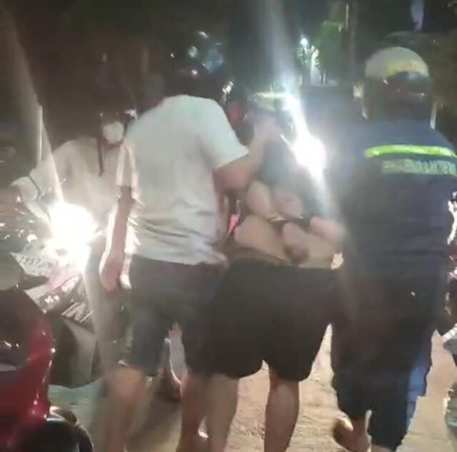 Terduga pelaku (Nc) saat diamankan Polsek Manggala