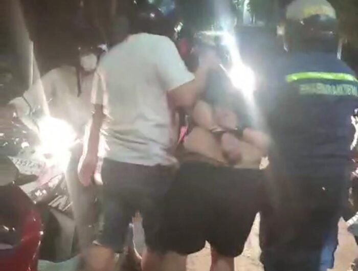 Terduga pelaku (Nc) saat diamankan Polsek Manggala