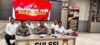 Polda Sulsel gelar jumpa pers, pada Senin (28/9/2026) terkait perkembangan kasus Bupati Gowa, Husniah Talenrang.