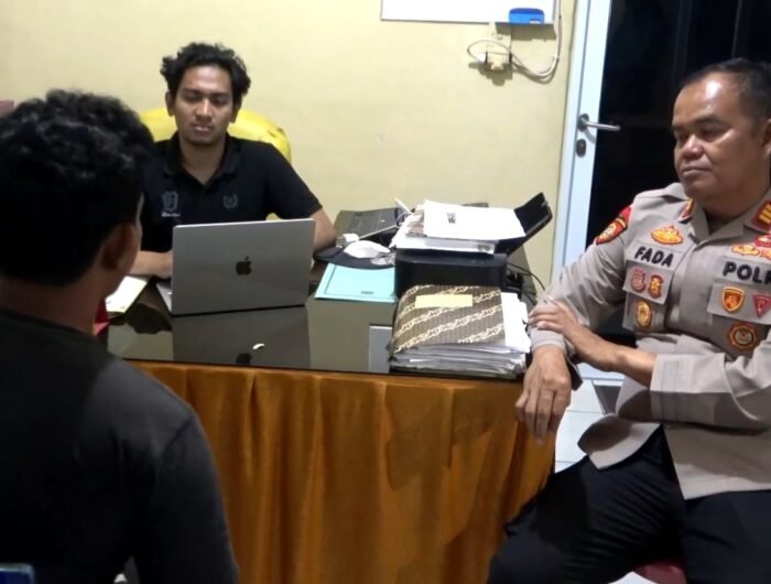 Pria berinisial AA (26), menjalani pemeriksaan di Mapolsek Tallo, Senin (14/9/2026) malam.