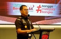 Sesjampidsus Kejaksaan Agung RI, Dr. Didik Farkhan Alisyahdi membuka Bimtek pelanggaran HAM berat di Makassar, Jumat (18/9/2026).