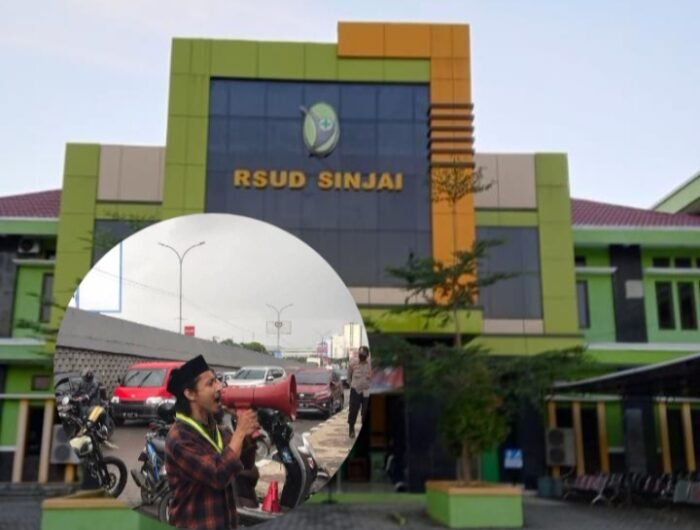 Kolase foto RSUD Sinjai dan Suandi, selaku Kabid Infokom SEMMI Sulawesi Selatan, yang menyoroti pelayanan IGD RSUD Sinjai.
